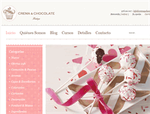 Tablet Screenshot of cremaychocolateboutique.com